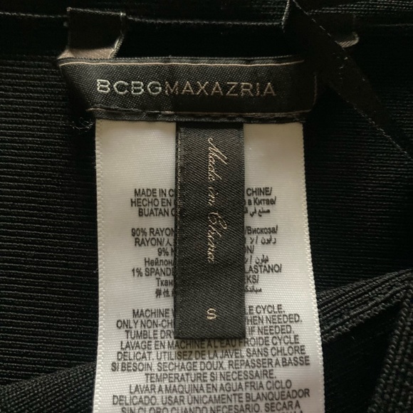 BCBG MaxAzria | Black Bodycon Casual Skirt Small Pull On EUC - Picture 4 of 5